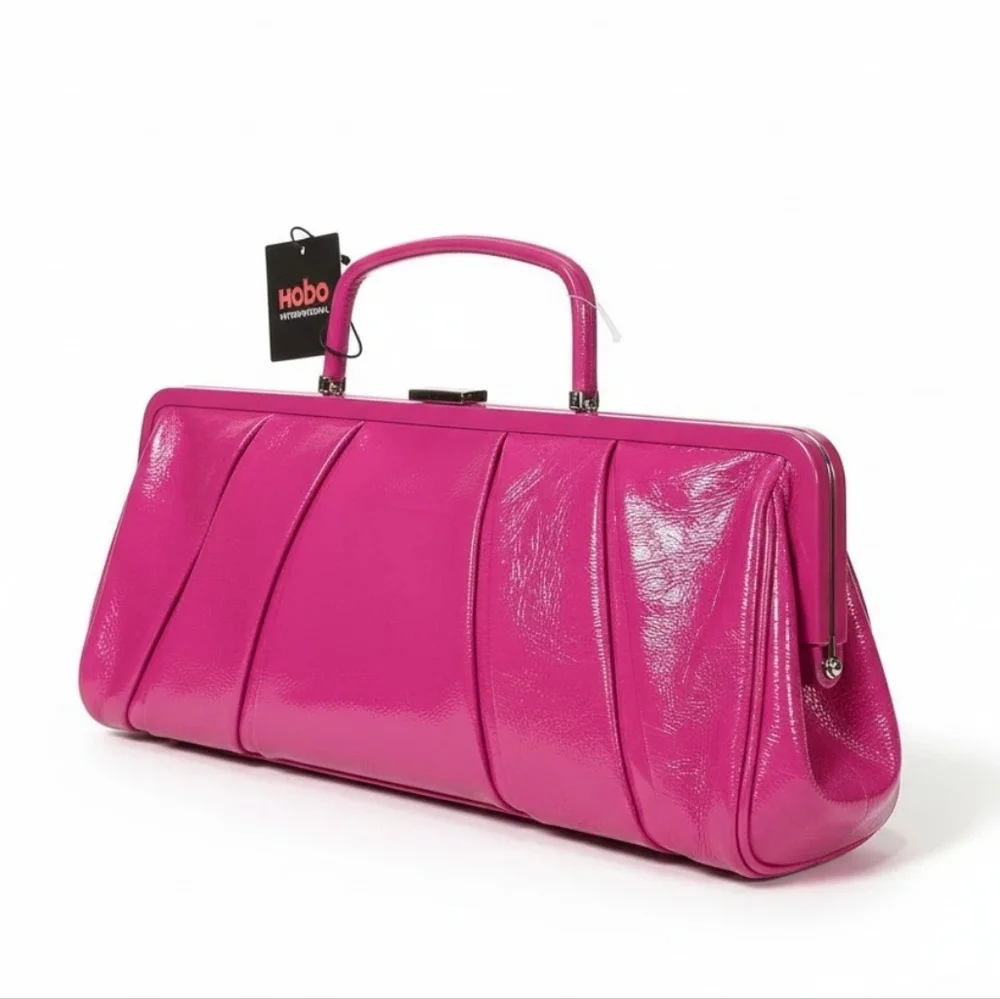 Hobo International Vintage Patent Leather Top Handle/Clutch - Picture 1 of 10
